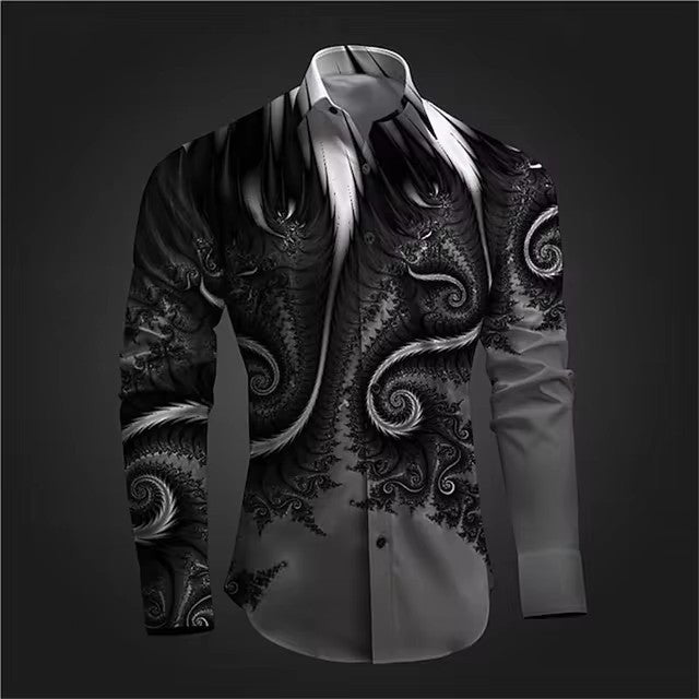 Fashion Casual Vintage Long Sleeve Shirt