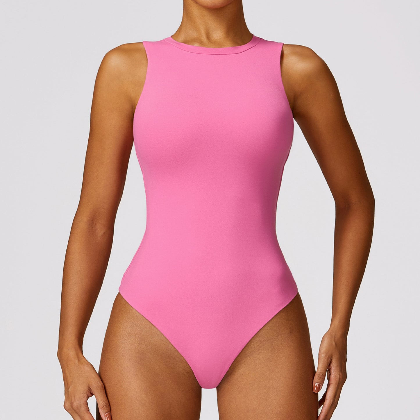 Nude Feel Tight Yoga Jumpsuit Bottoming Slimming