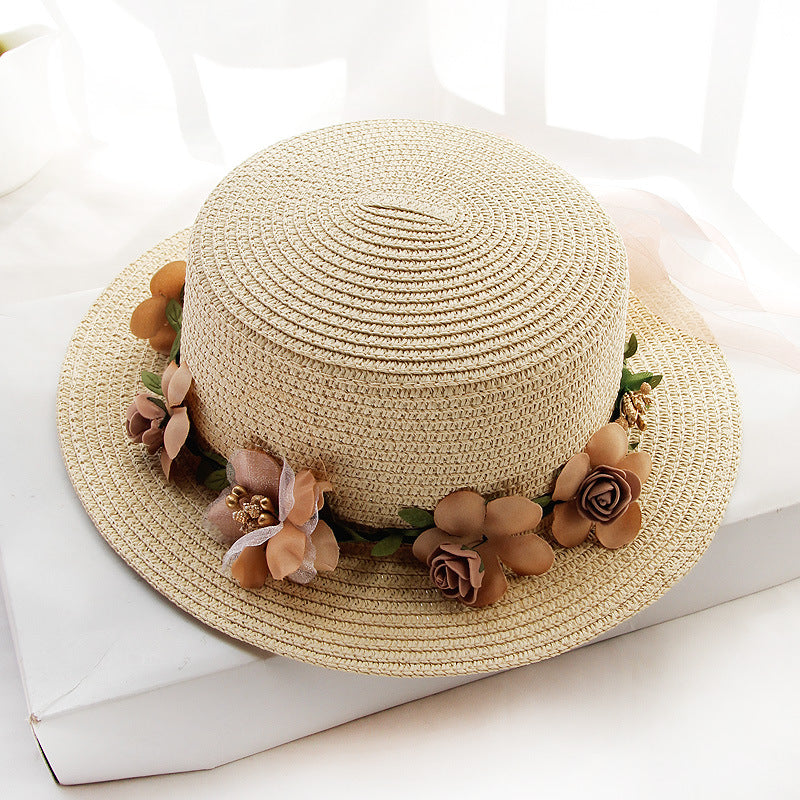 Women's Sun Garland Beach Outdoor Top Hat Sun Protection