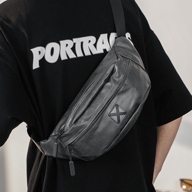 Koreansk Herretaske Trendy Mode Skulder