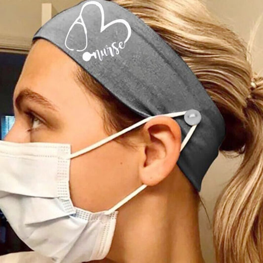 Milk Silk Mask Button Hair Band