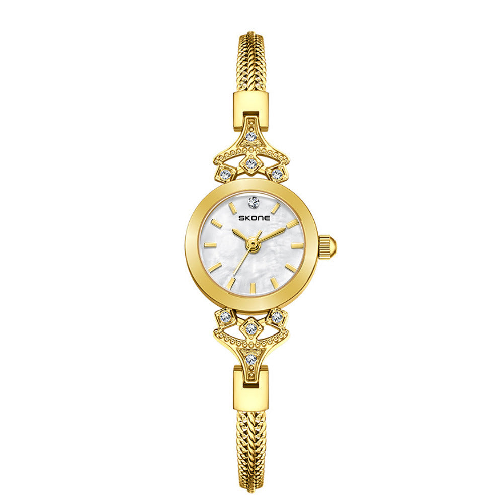 Premium Small And Exquisite Waterproof Quartz Watch For Women