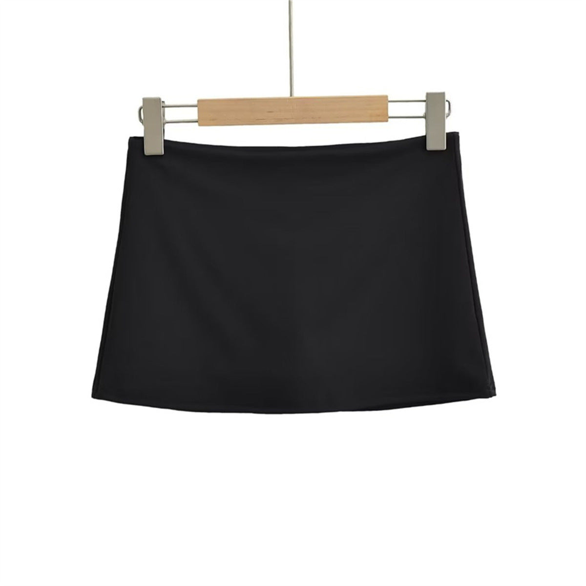 Slim Fit Stretch Retro Sports Low Waist Skirt For Women
