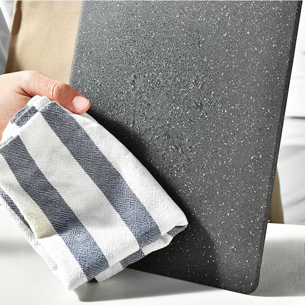 Imitation Stone Grain Plastic Chopping Board Kitchen Classification Cutting Board for Fruits Vegetables Meat