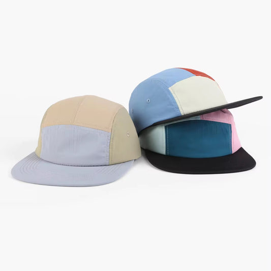 Summer Color Matching Five-piece Hat Quick-drying Sun Hat