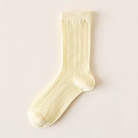 The New Cartoon Bear In The Tube Socks Women's Lace College Style