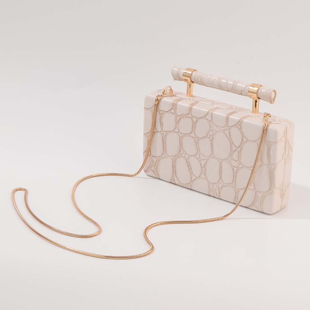 PU Gold-shaped Fashionable Crossbody Or Shoulder Bag