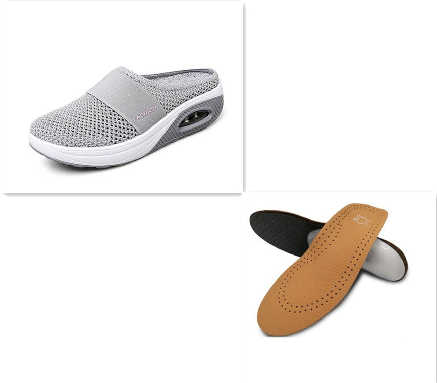 Sandals Women Breathable Non-slip Hollow Out Mesh Sandals Fashion Outdoor Ladies Shoes