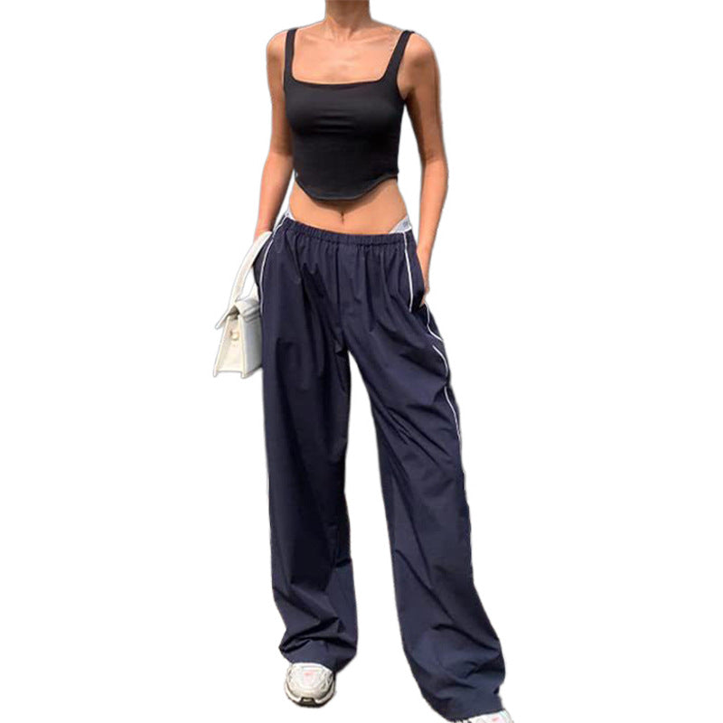 Women's Street Style Ankle-tied Trousers