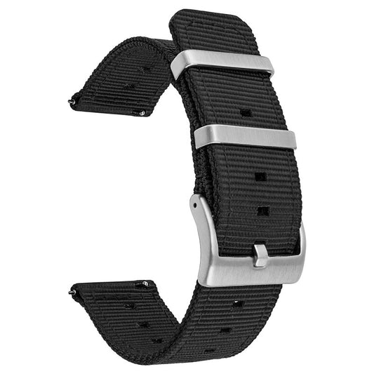 Nylon Watchband Quick Release Waterproof Woven Strap