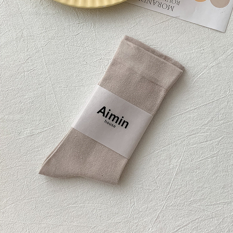 Korean Version Of Pure Cotton Ladies Socks