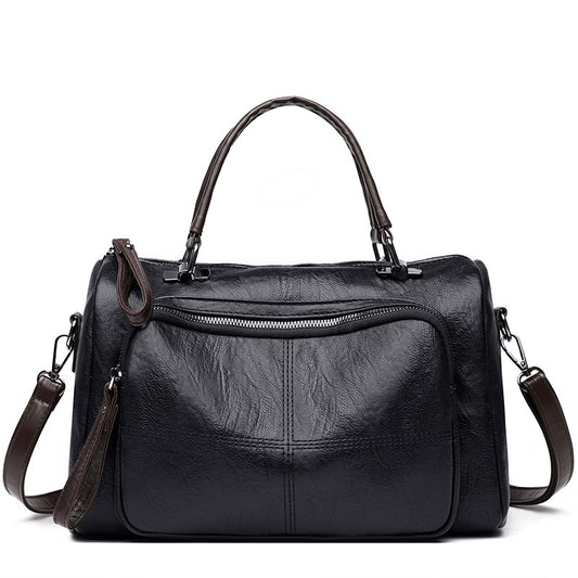 Women New Soft PU Leather Handbag Large Capacity Crossbody Bag