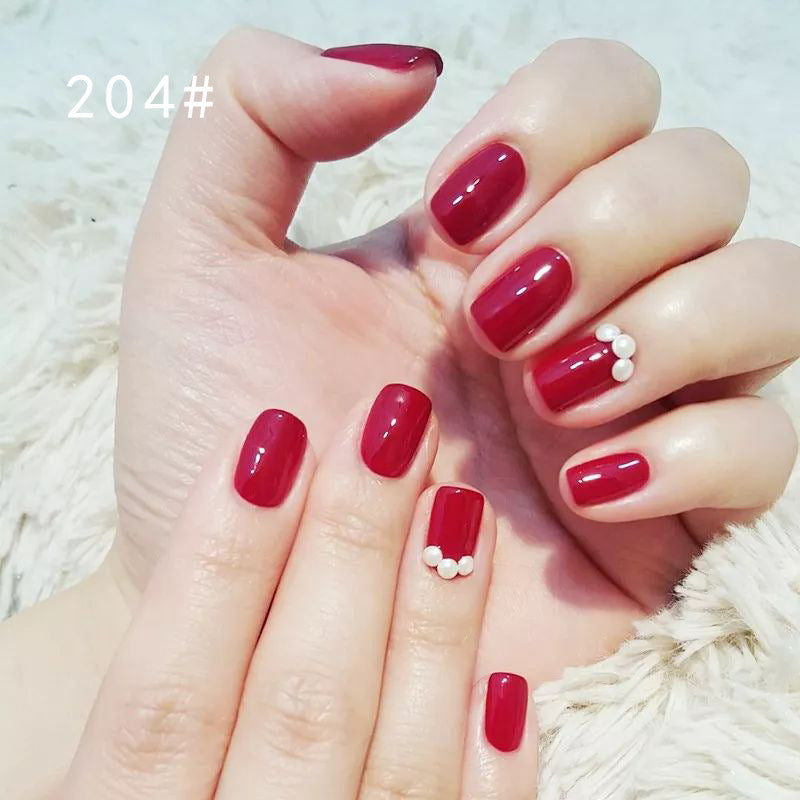 Glue Type Wear Bridal Finished Nail Art Fake