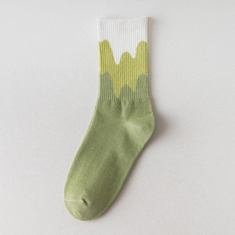 Women's Socks Ice Cream Cream Tube Socks Japanese Style