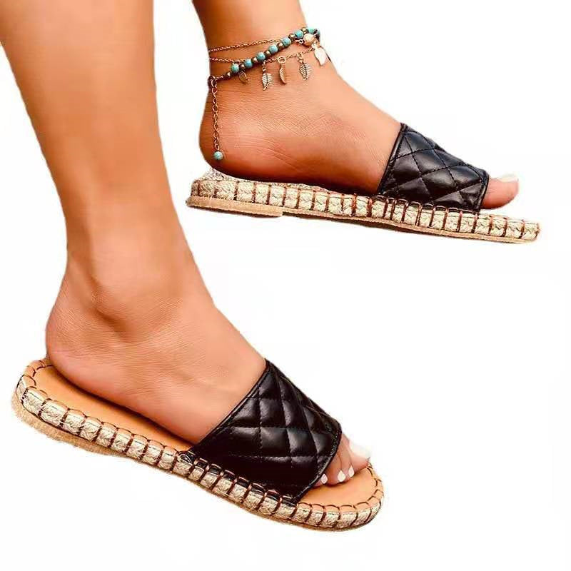 European And American Casual Flat Slippers