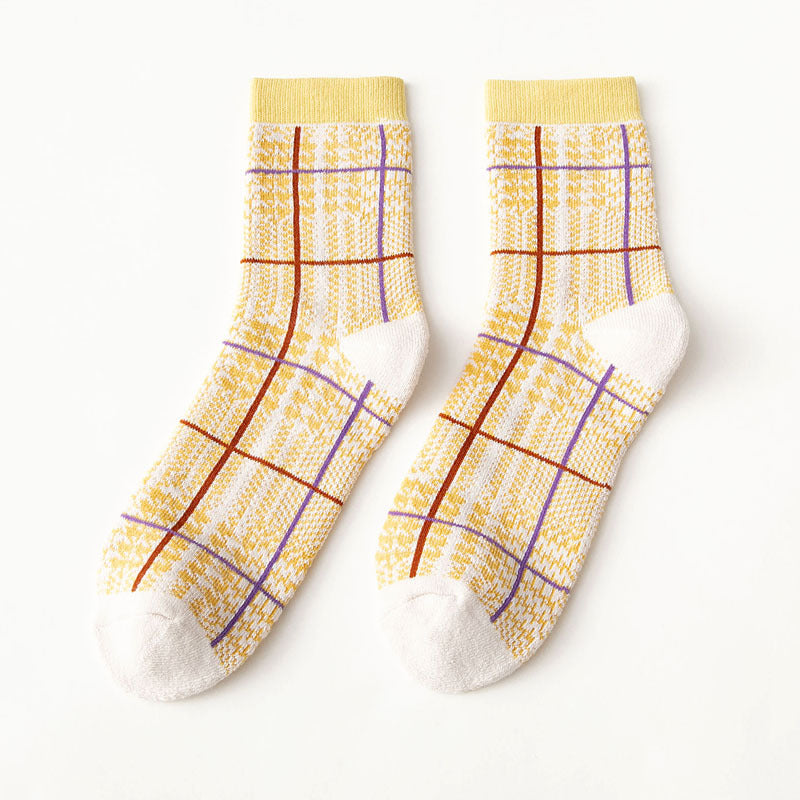Female Female Middle Tube Cartoon Extra Thick Warm-keeping Socks
