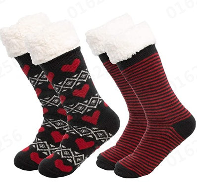 Thickened Non-slip Indoor Knitted Woolen Socks