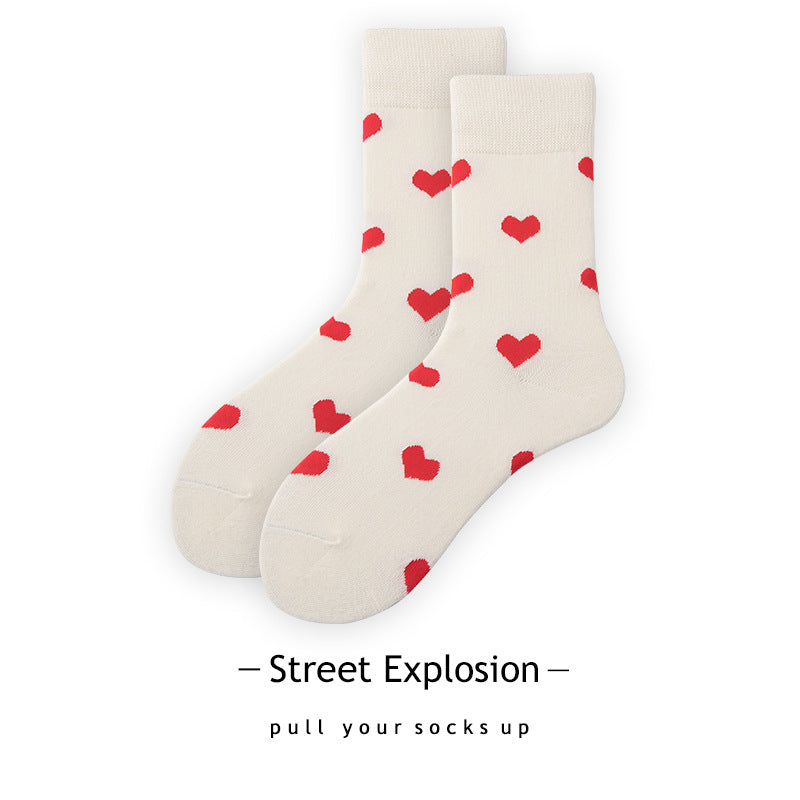 Cartoon Jacquard Sports Skate Socks