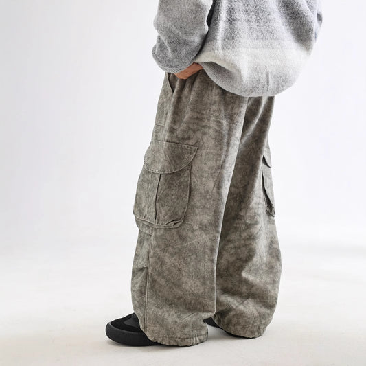 Autumn And Winter New Fleece Work Pants Casual