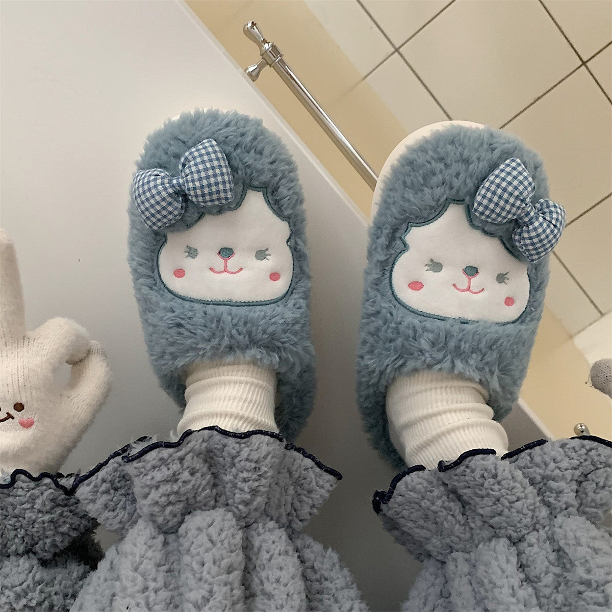 Cute Animal Slippers Girl Fashion Home