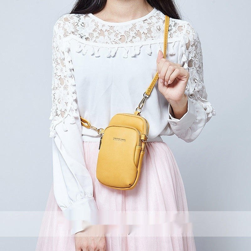 Fashion Simple Solid Color Crossbody Bag