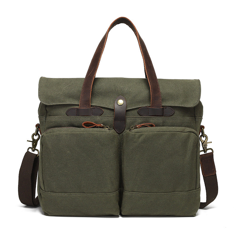Bærbar Aktenmappe Mænds Skuldertaske Crossbody Udendørs Rejse