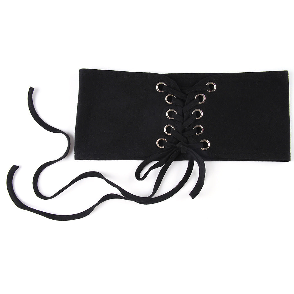 Trendy Clothing Accessories Knitted Pure Color Tied Belt