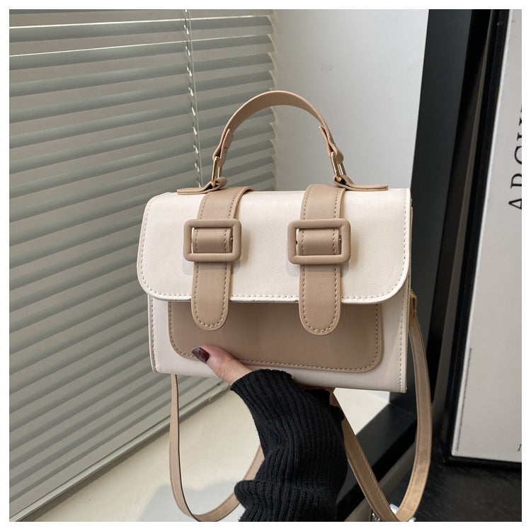 Sjældent Trendy Design En Alsidig Stilfuld Lille Firkantet Skuldertaske/Crossbodytaske