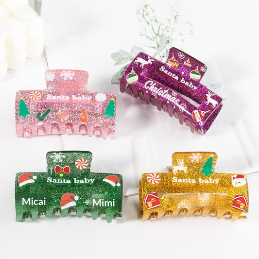 Female Creative Versatile Christmas Print Clip