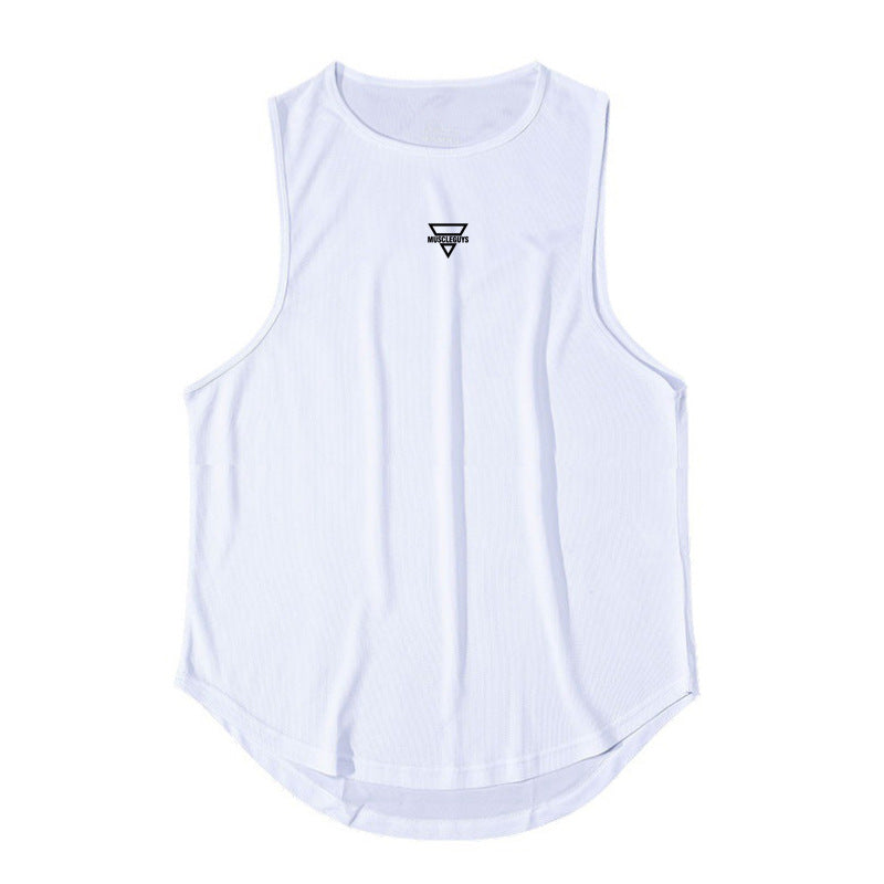 Muscle Men's Fitness Sports Vest Breathable Stretch Mesh