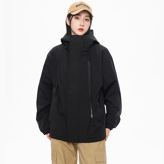 Outdoor Shell Jacket Hong Kong Style Coats