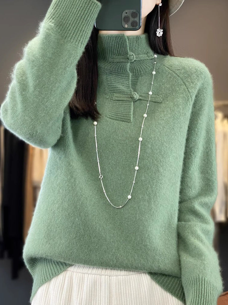National Style Sweater Sweater Thickened Warm Stylish Shirt Long Sleeve
