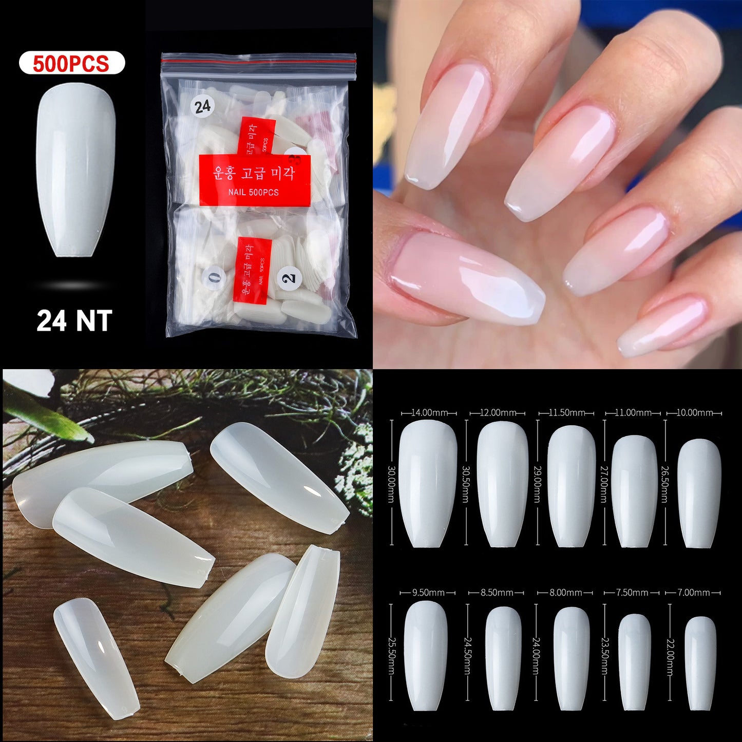 French Pointed Non-marking Ballet Transparent