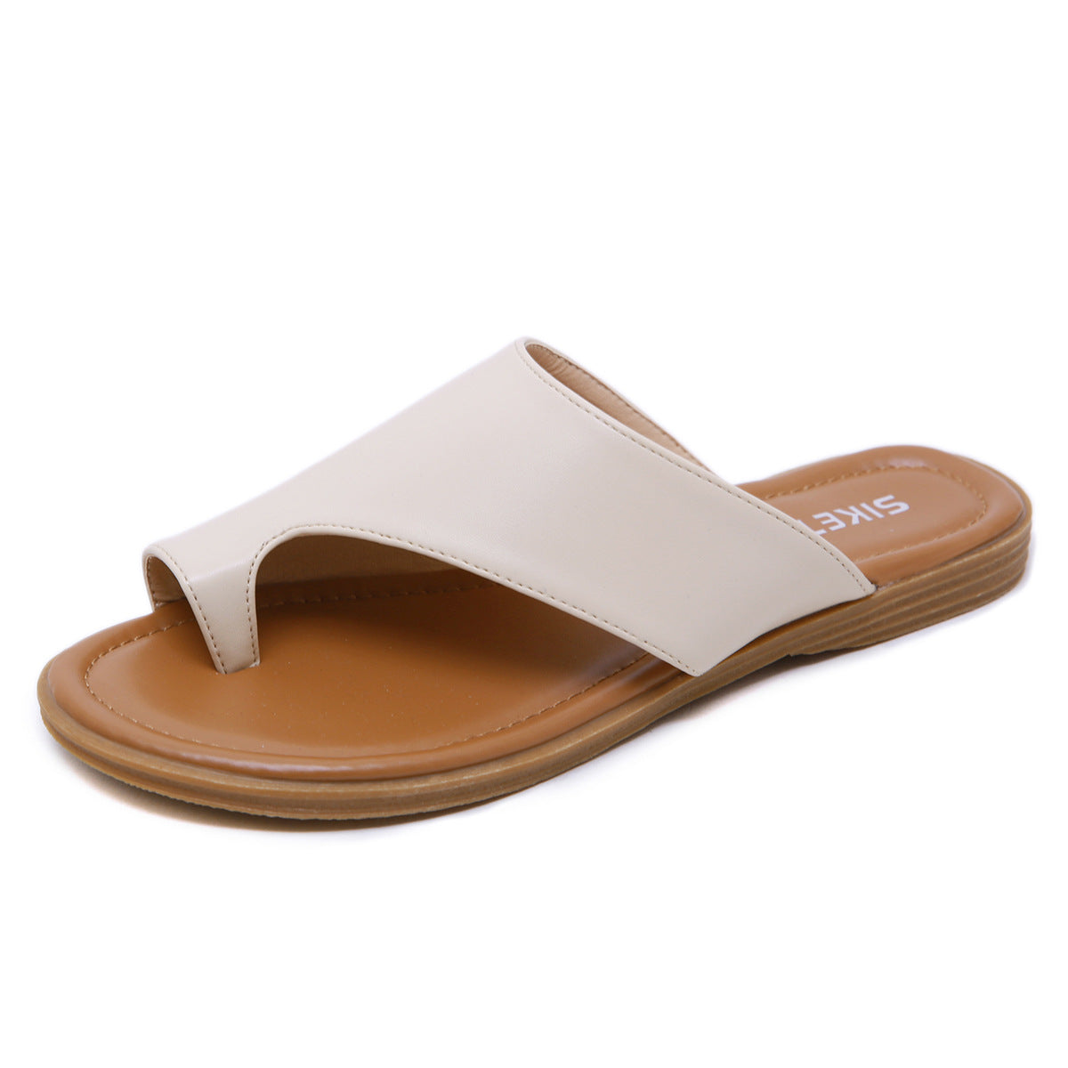 European And American Beach Large Size Casual Flat Sandals