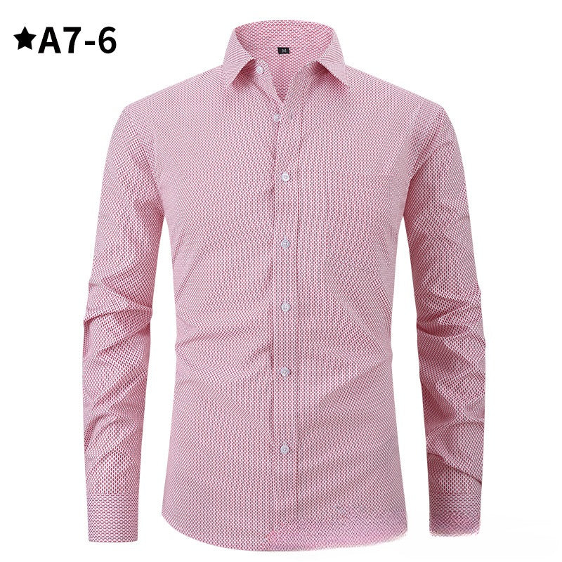 Commute Minimalist Leisure Men's Plaid Shirt