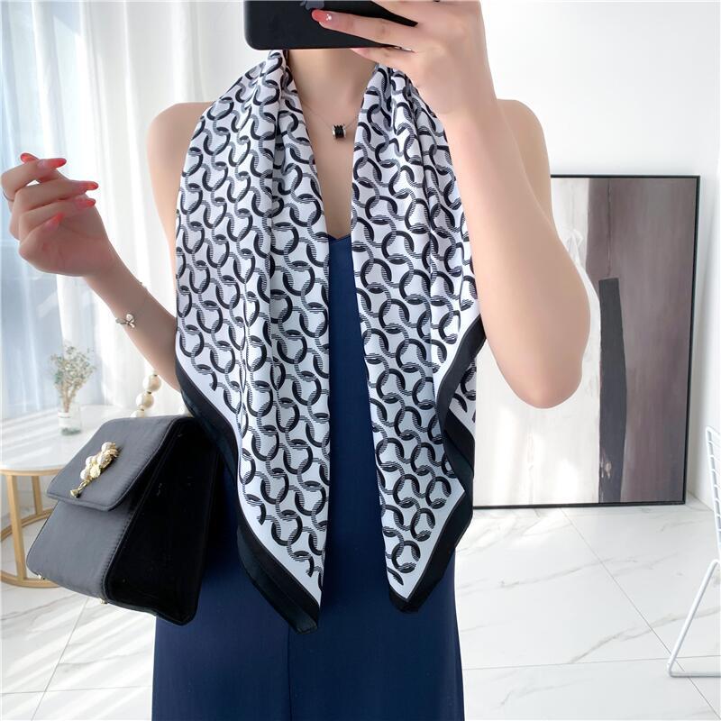 Fashion Home Color Leopard Twill Scarf