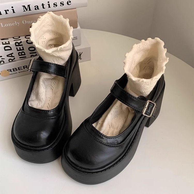 Women's Spring Low-cut Platform High Heels