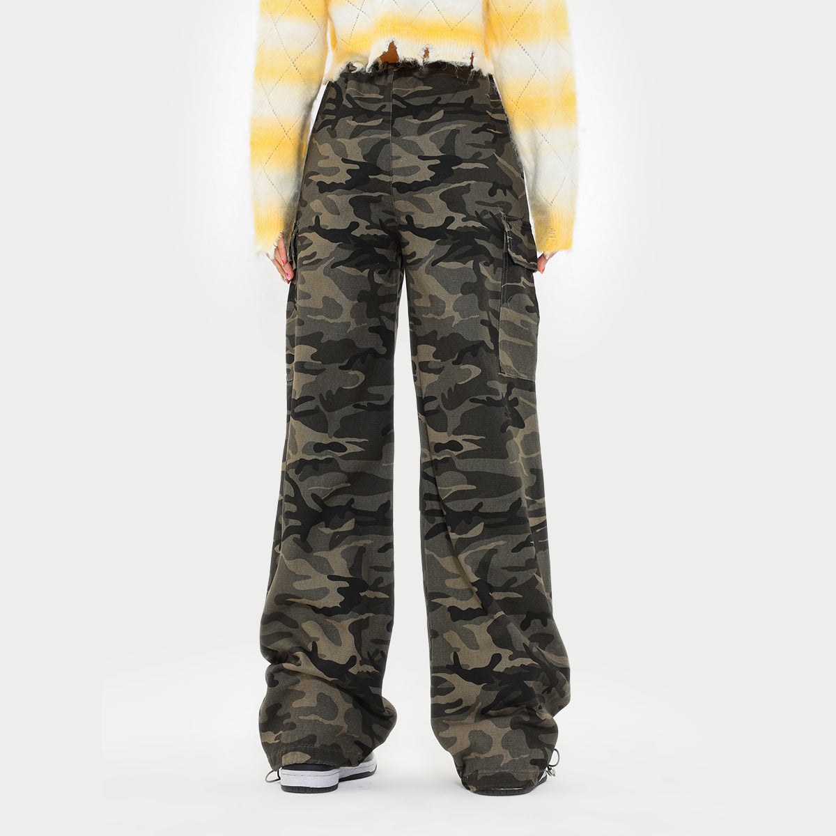 New Pure Cotton American Camouflage Cargo Pants