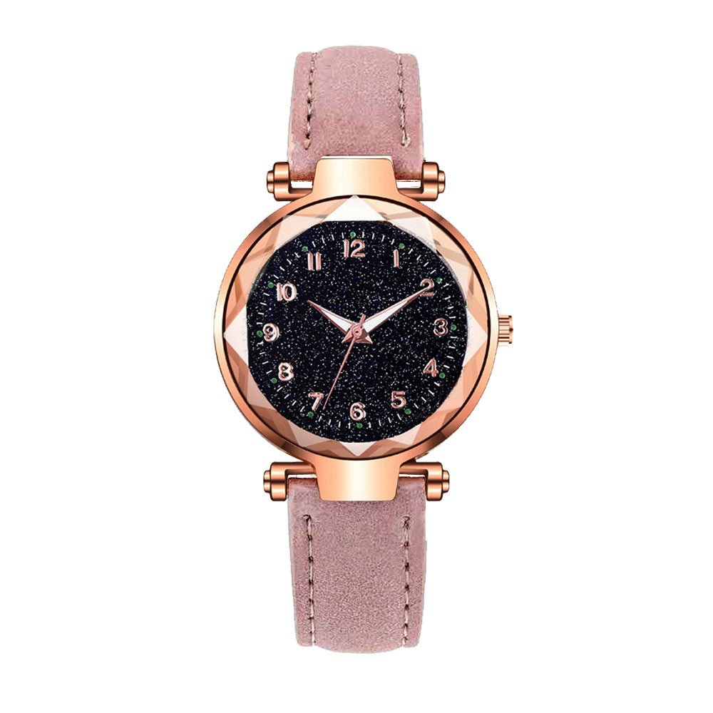 Fashion Starry Sky Trend Casual Student Watch