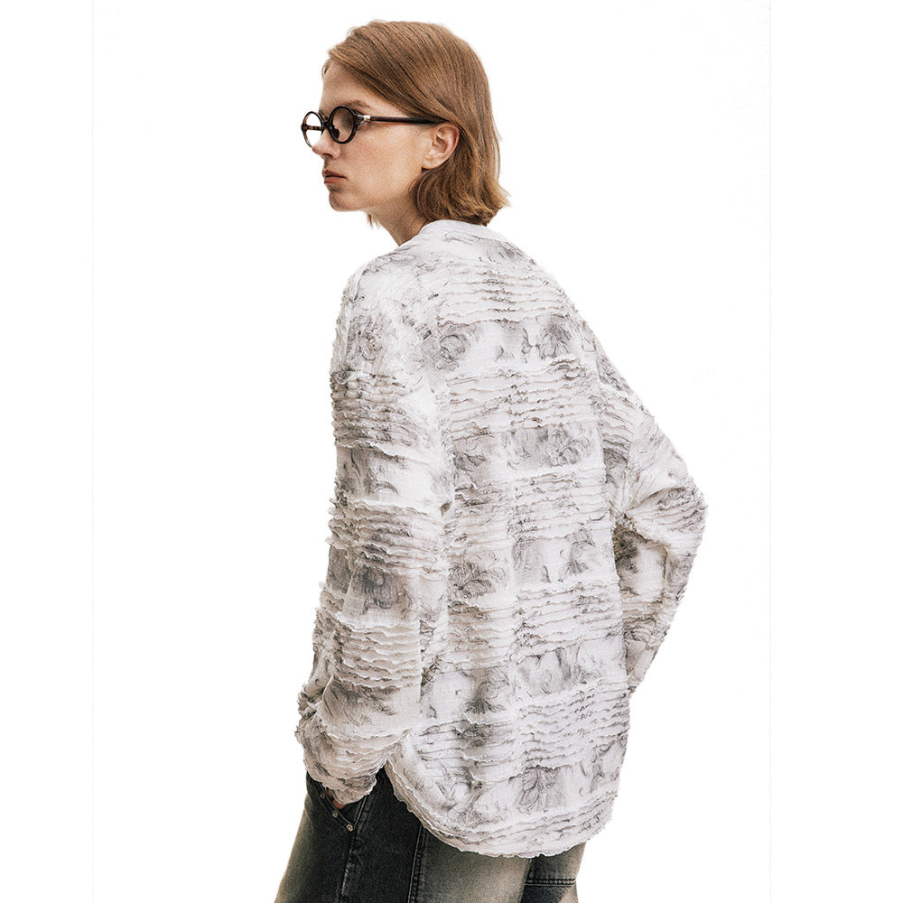 Men's Lace Design Casual Top