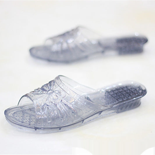 Glitter Crystal Slippers Transparent Non-slip Surprise Birthday Gift