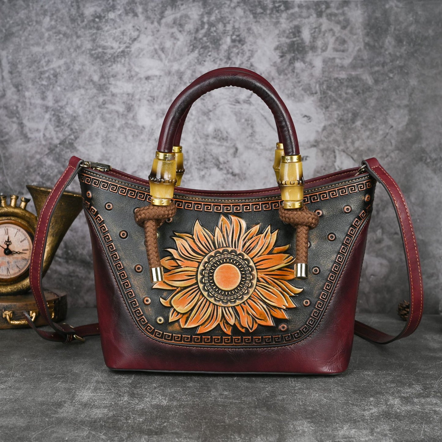 High-grade Elegant Middle-aged One-shoulder Versatile Crossbody Bag