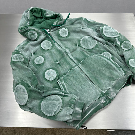 Heavy-water-washed Fade-resistant High-density Hoodie With A Loose Round Fit