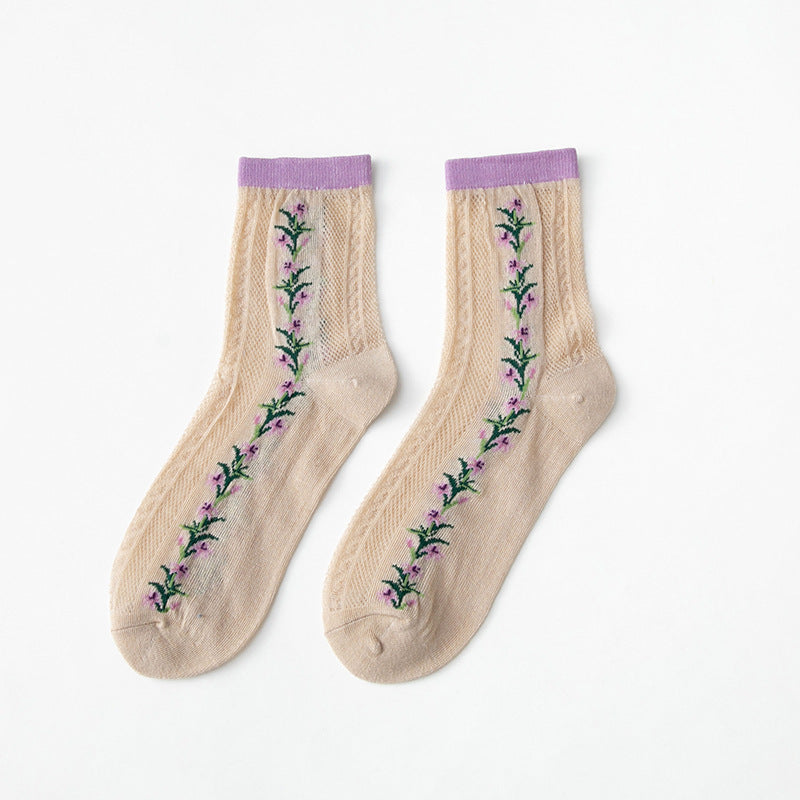 Sweet Ladies Mid Tube Cotton Socks
