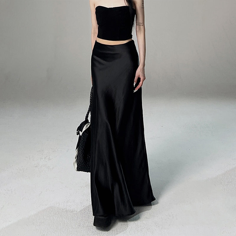 High Waist Slimming Elegant Long Dress