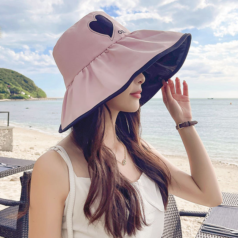 Sunshade Fisherman Women's Face Covering Sun Hat