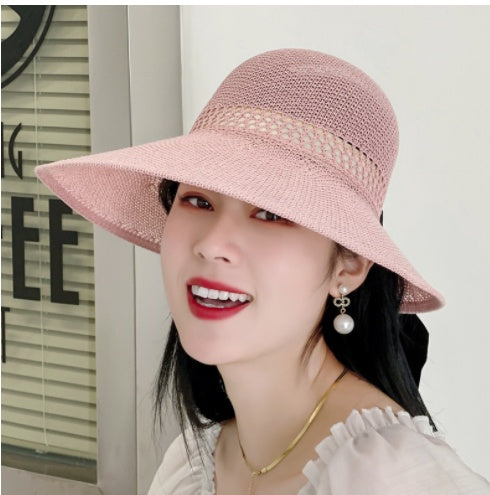 Spring Summer Casual Women's Empty Top  Net Red Sun Hat