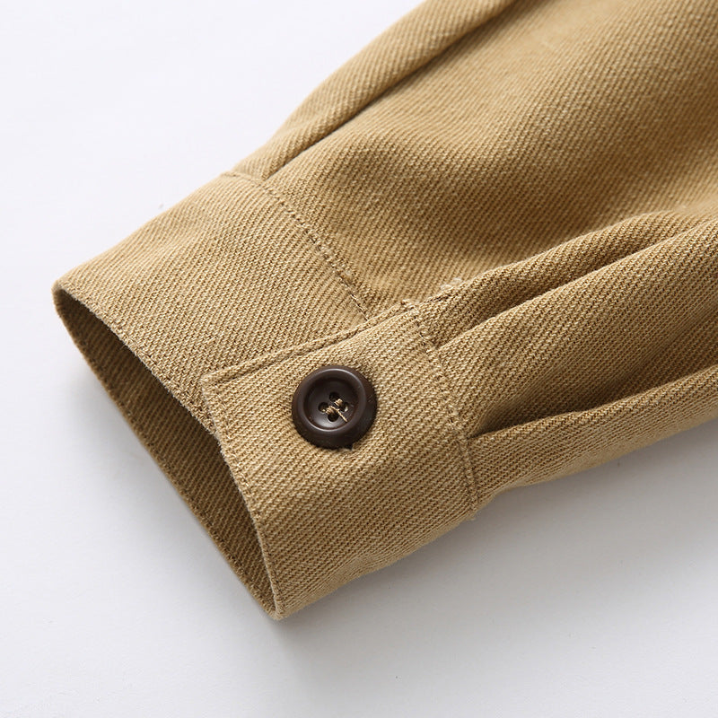Men's Cardigan Jacket Day Trend Casual Simple Shirt
