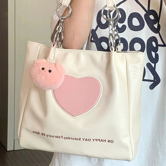 Women's Cute Simple Large Capacity Shoulder Bag