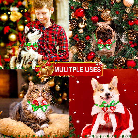 Atmosphere Bowknot Pet Dog Cat Bow Tie Collar